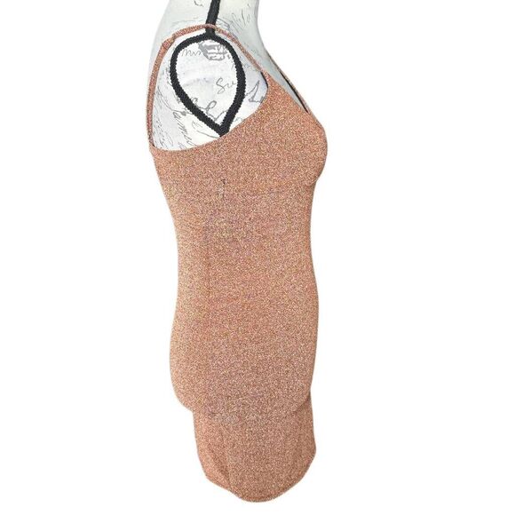 Wild Fable Women's Size XS Shimmery Copper Mini Tank Dress - Picture 6 of 6